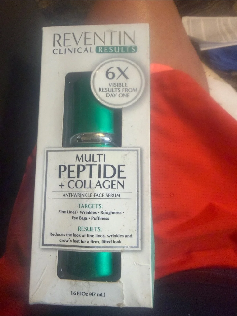 NWT Reventin Clinical Results Multi Peptide + Collagen Anti-Wrinkle Face Serum